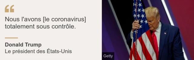 Donald Trump embrasse le drapeau américain