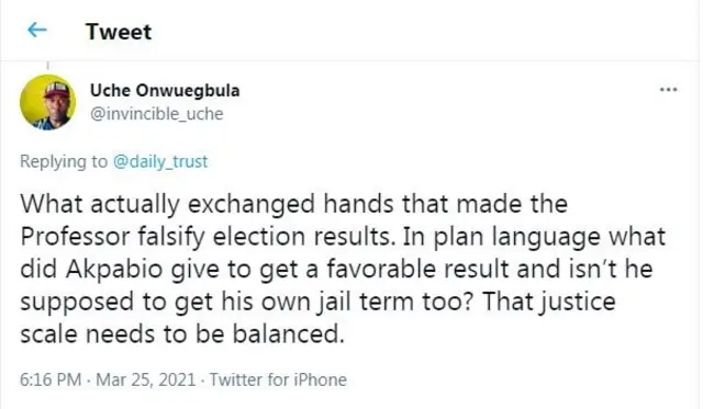 Aworan ọrọ oju opo Twitter