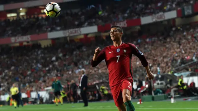 كريستيانو رونالدو نجم منتخب البرتغال