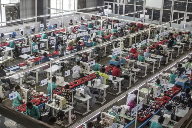 китайская фабрика в Эфиопии