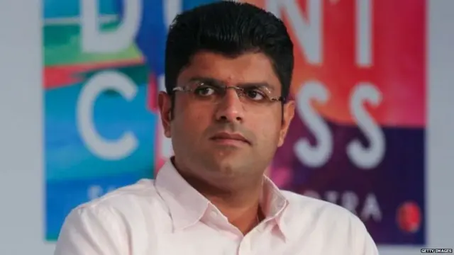 हरियाणा के उपमुख्यमंत्री दुष्यंत चौटाला