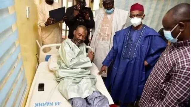 El-Rufai se abẹwo si ọkan lara awọn eeyan to fara gba ọta ibọn ninu ikọlu reluwe