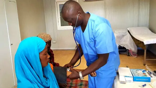 Umurwayi avurirwa mw'ikambi ya Jowhar