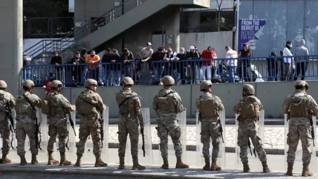 Силовики в Бейруте