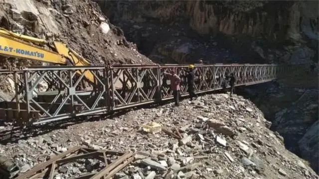 লিপুলেখ-গামী ওই রাস্তাটির যখন নির্মাণের কাজ চলছিল