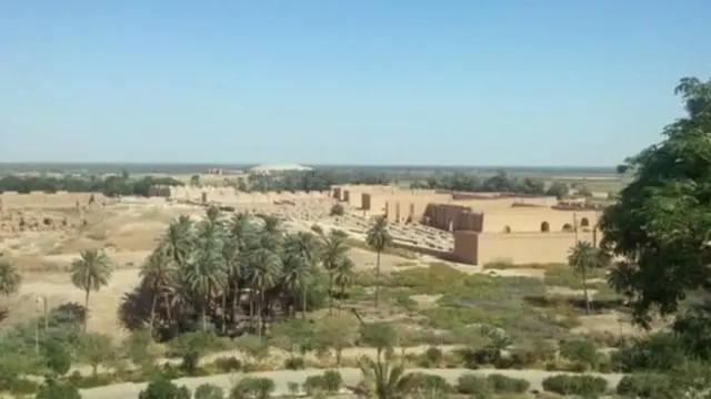 بابل کے کھنڈرات