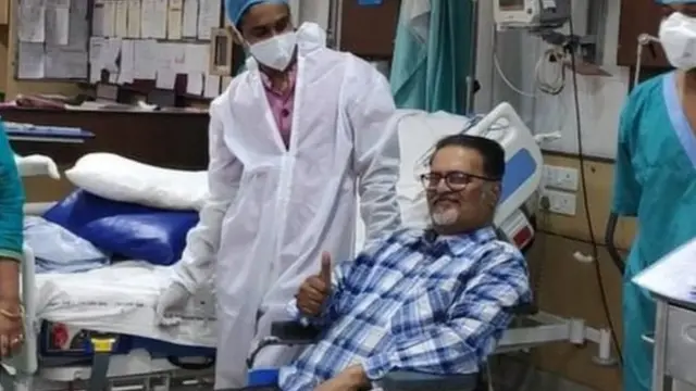 कोरोना वायरस: 36 दिन वेंटिलेटर पर बिताकर ज़िंदा बचने वाला शख़्स