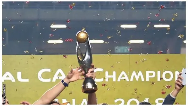 Le trophée de la Ligue des champions Afrique