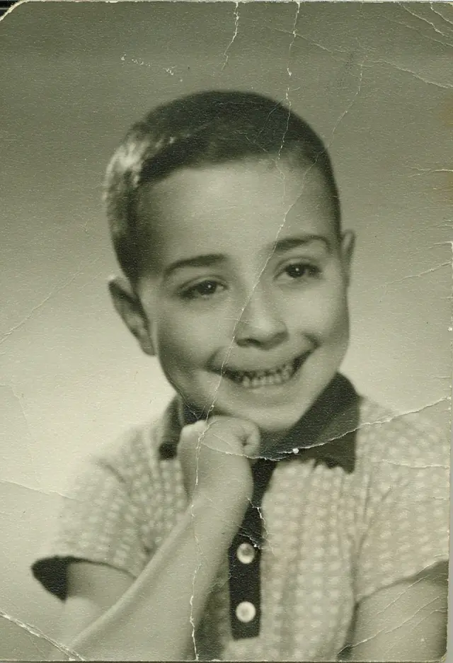 Madrigal cuando era niño
