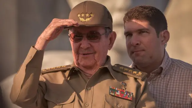 Raúl Castro y Raul Rodriguez Castro