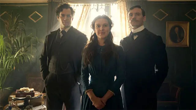 Los hermanos Holmes en la película Enola Holmes