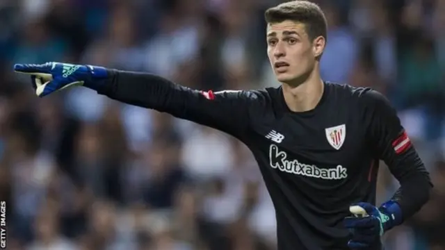 Kepa Arrizabalaga ndiye anatarajiwa kuziba nafasi ya Courtois