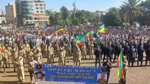 የአድዋ ድል በዓል አከባበር በደብረ ማርቆስ ከተማ