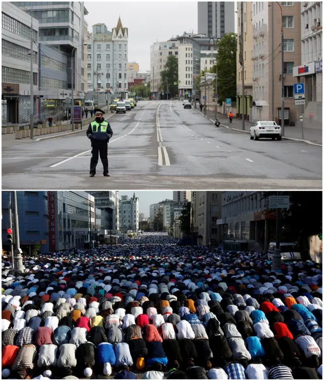 Москва шаҳридаги ҳайит: 2013 ва 2020 йиллар