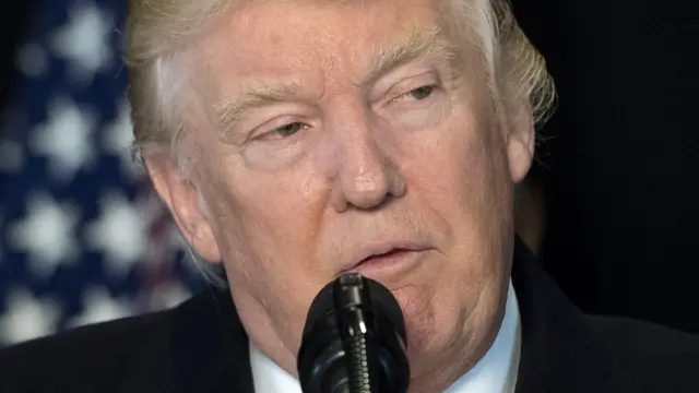 अमरीकी राष्ट्रपित डोनल्ड ट्रंप.