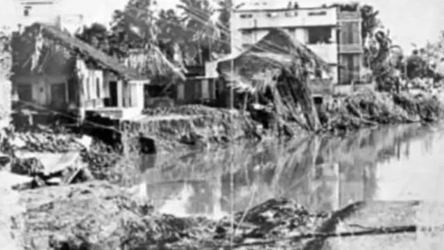 1986 వరదల సమయంలో దెబ్బతిన్న నాగుల్లంక ప్రాంతం