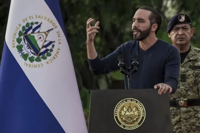 El presidente de El Salvador, Nayib Bukele.