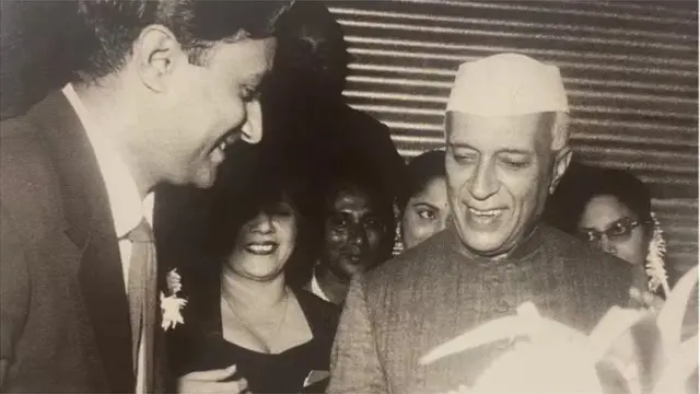 नेहरू के साथ देवानंद