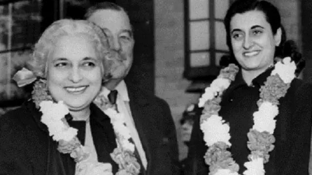 विजयालक्ष्मी पंडित, इंदिरा गांधी