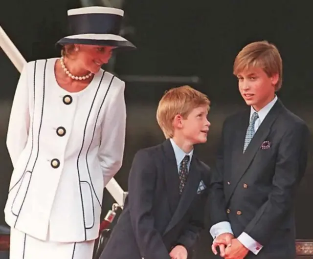 Принцеса Діана з синами