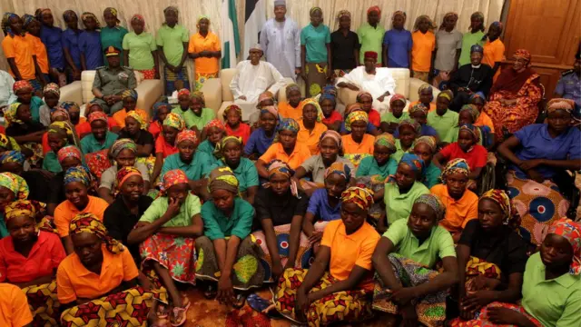 Освобожденные пленницы "Боко харам"