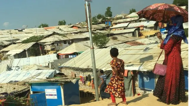 বাংলাদেশের কক্সবাজারে একটি রোহিঙ্গা শরণার্থী শিবির, ২০-০১-২০১৯।