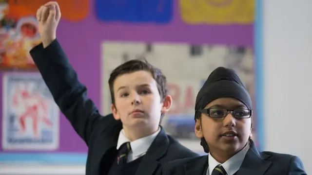 Школьники в Лондоне