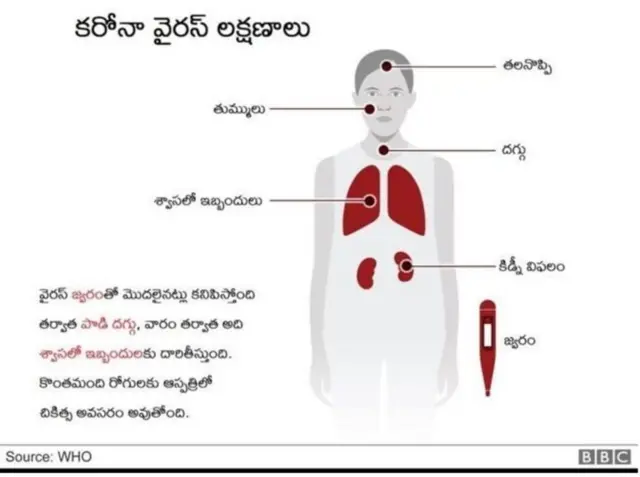కరోనావైరస్ లక్షణాలు