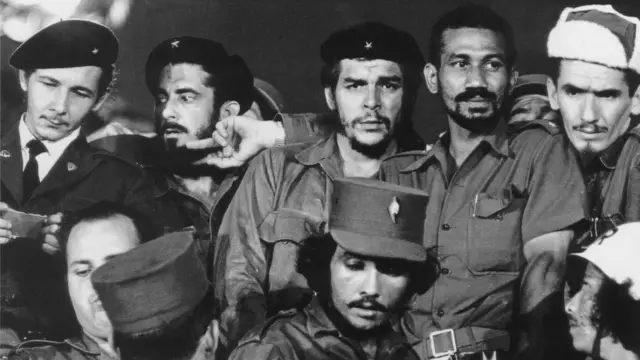 Líderes de la revolución cubana en La Habana