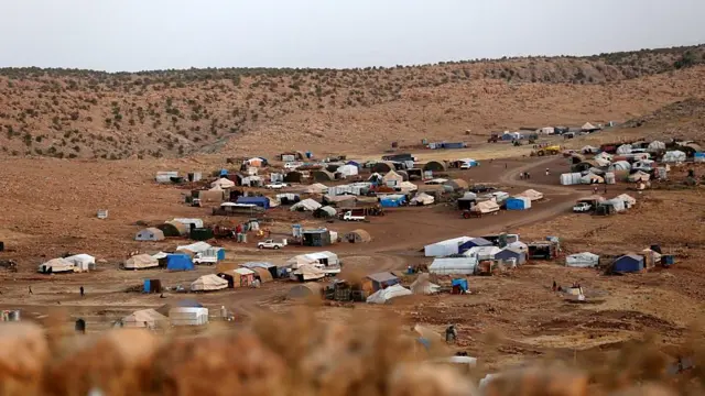 لاجئون في جبل سنجار