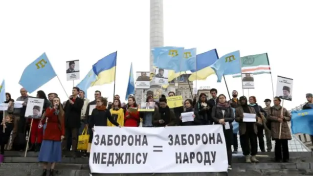 Мітинг кримських татарів