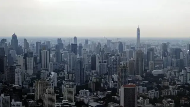 วิวตึกในกรุงเทพ