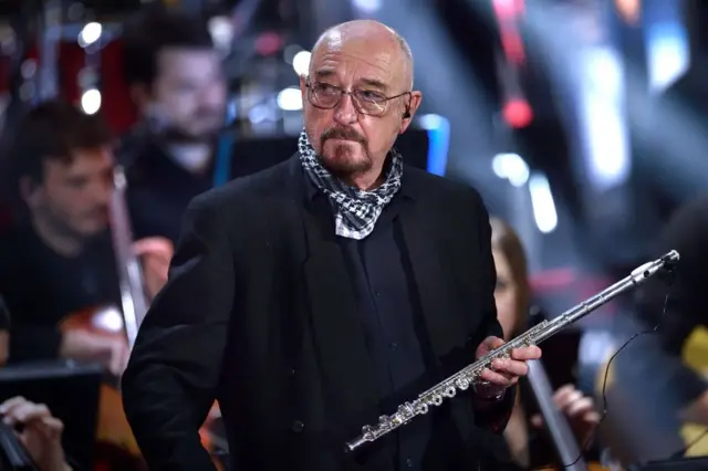 Иэн Андерсон на недавнем предрождественском концерте в Риме. 16 декабря 2021 г.