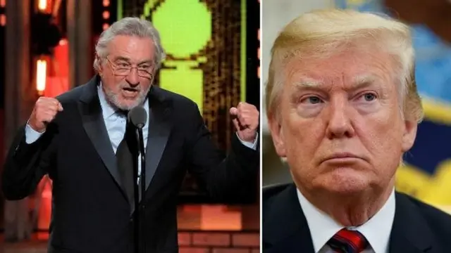 Robert De Niro: Trump gerçek bir ırkçı, beyazların üstünlüğünü savunuyor - BBC News Türkçe