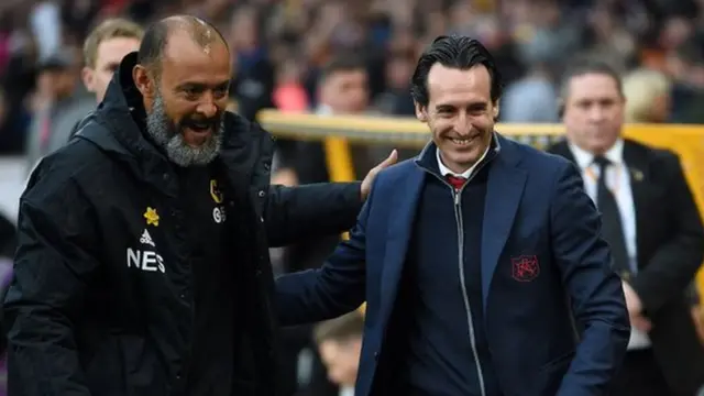 Aworan Unai Emery ati Nuno Espirito