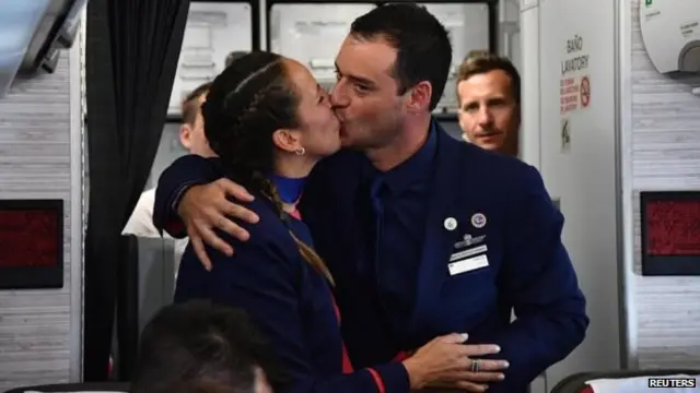 Pope marry flight attendants for Chile