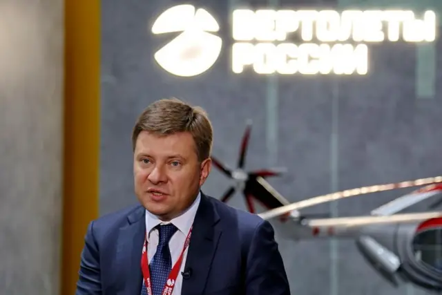 آندری باگینسکی مدیرعامل شرکت هولدینگ هلیکوپتر روسیه