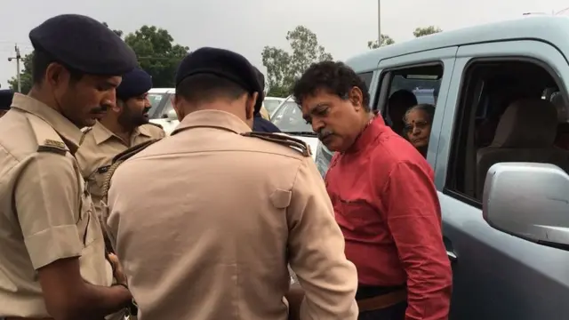 પોલીસ બંદોબદસ્તની તસવીર