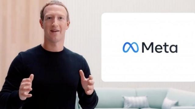 Mark Zuckerberg ao anunciar mudançaesport betFacebook para Meta