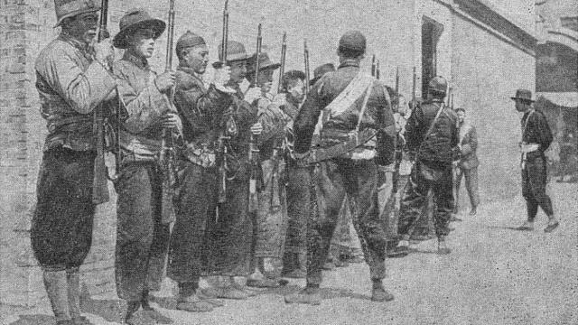 1919年的中国士兵