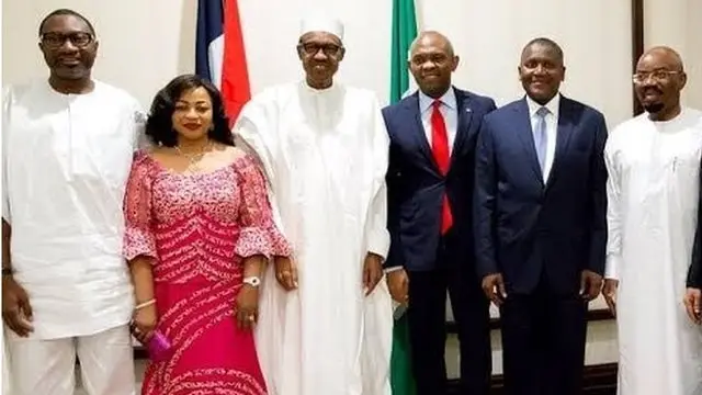 Buhari da wasu daga cikin attajiran