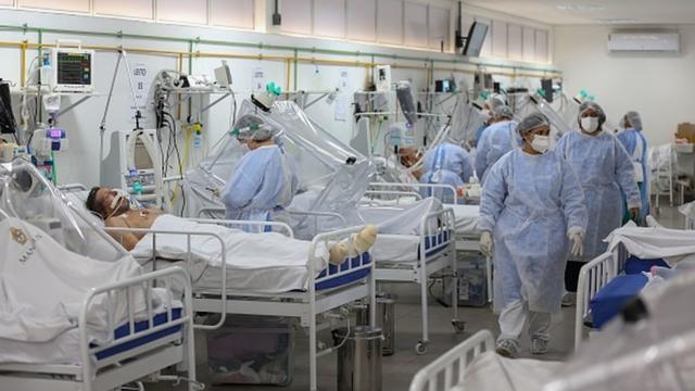 Foto de um hospital de Manaus