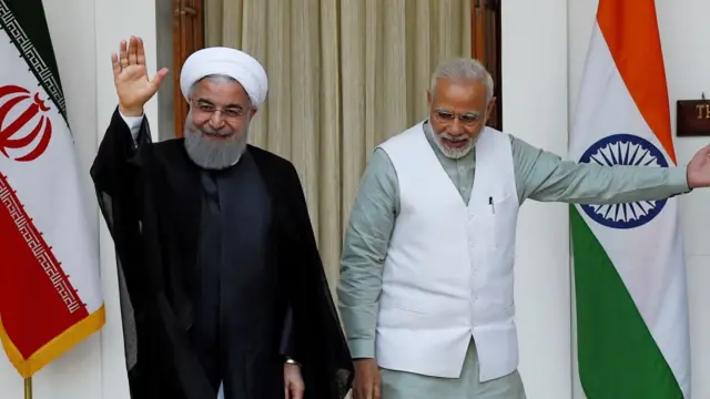 حسن روحانی، رئیس جمهور ایران حدود یک ماه پیش (فوریه ۲۰۱۸) به دهلی نو، پایتخت هند، سفر کرد