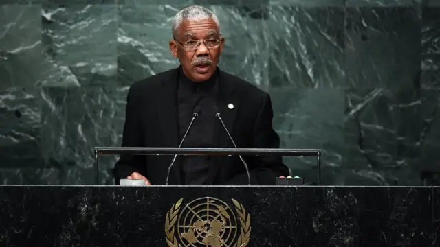 David Granger, presidente de Guyana.