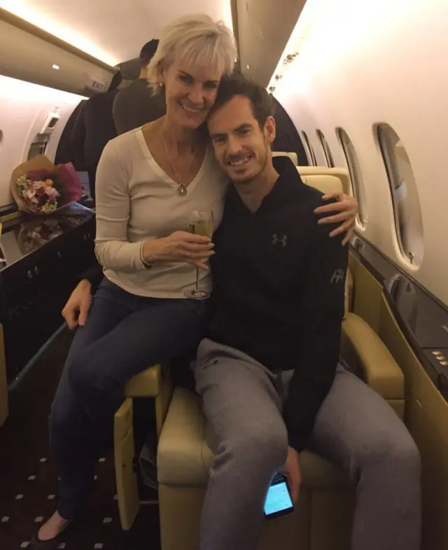 Judy y Andy Murray