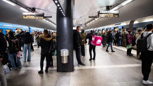 Метро в Стокгольме