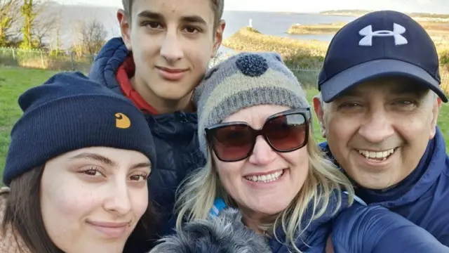 Mal Martin y su familia