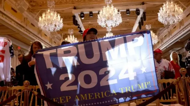 مؤيدو ترامب في منزله