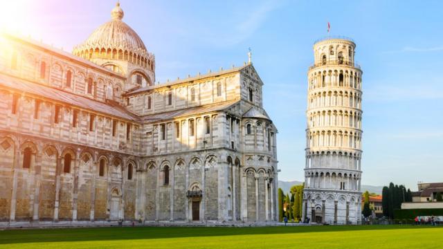 Imagen de la Torre Inclinada de Pisa.