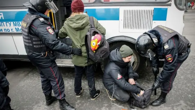 Задержание на Манежной площади